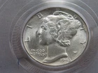 3 Slabbed Mercury Dimes, 1943  PCGS MS65, 1941 ICG MS66, plus bonus coin!