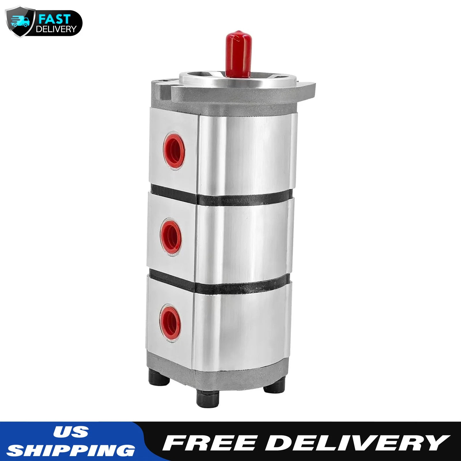 FOR AGT TRIPLE HYDRAULIC PUMP PGP510888G3LP FOR SKID STEER FLIBEN REPLACEMENT