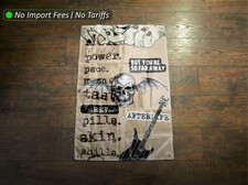 Avenged Sevenfold Rock Band Flag Tapestry FanArt ManCave CD| Grommets| No Tariff