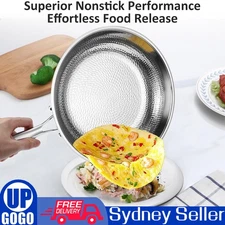 Titanium Hammered Pan Pro With Lid, Non Stick Titanium Nutri Pans, Even Heating