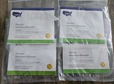 4 Packs (16) EMSI Electrical Stimulation Electrodes 4 Tens Pads Each 1.7” X 1.7”