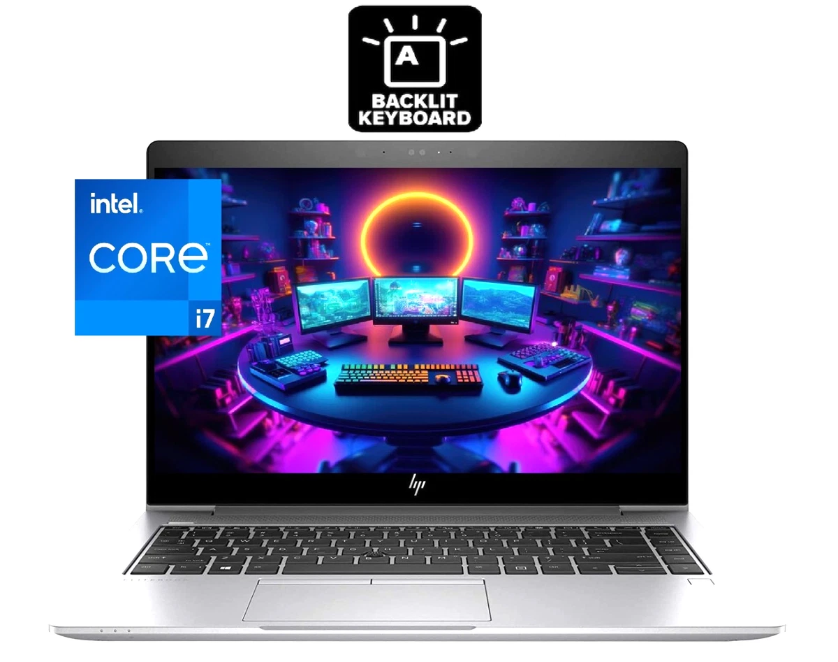 HP Intel Core i7 8th Gen. PC Laptops & Netbooks 14-14.9 in Screen