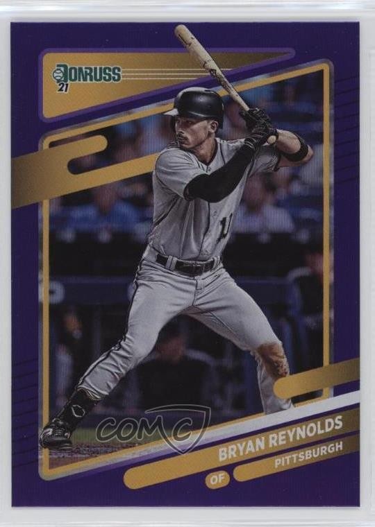 2021 Panini Donruss Holo Purple Bryan Reynolds #75 10ou