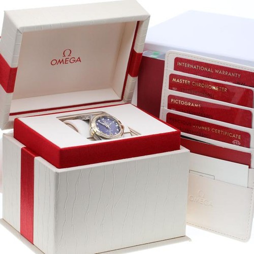 OMEGA Constellation Manhattan 131.25.29.20.53.001 29mm SS Navy Dial Watch #C1573