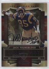 2009 Playoff Contenders Legendary Black Jack Youngblood #40 Auto HOF k8v