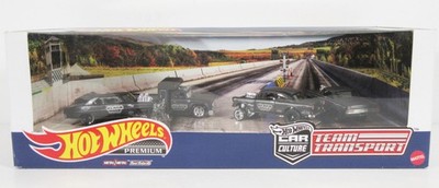 Hot Wheels Premium Black Hole Racing Collector Set Gassers Team Transport