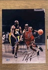 Michael Jordan Chicago Bulls Signed Autographed 8x10 Picture COA  Kobe Bryant