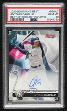 2020 Bowman's Best of Antonio Cabello #B20-AC PSA 10 GEM MT Auto 6q5