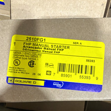Square D 2510FG1 FHP Manual Starter 11-16A Toggle NEMA 1 Enclosed