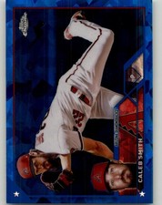 2023 Topps Chrome Sapphire Edition Caleb Smith #191 Arizona Diamondbacks