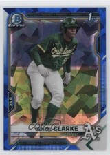 2021 Bowman Chrome Draft Sapphire Edition Denzel Clarke #BDC-128 1b3