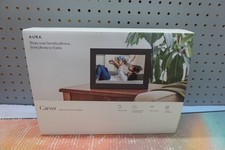 Aura Carver Gravel 10.5" Digital Picture Frame, Black, Model: AF903-BLK