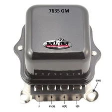 Tuff Stuff Voltage Regulator 7635; External Solid State for 1962-1972 GM