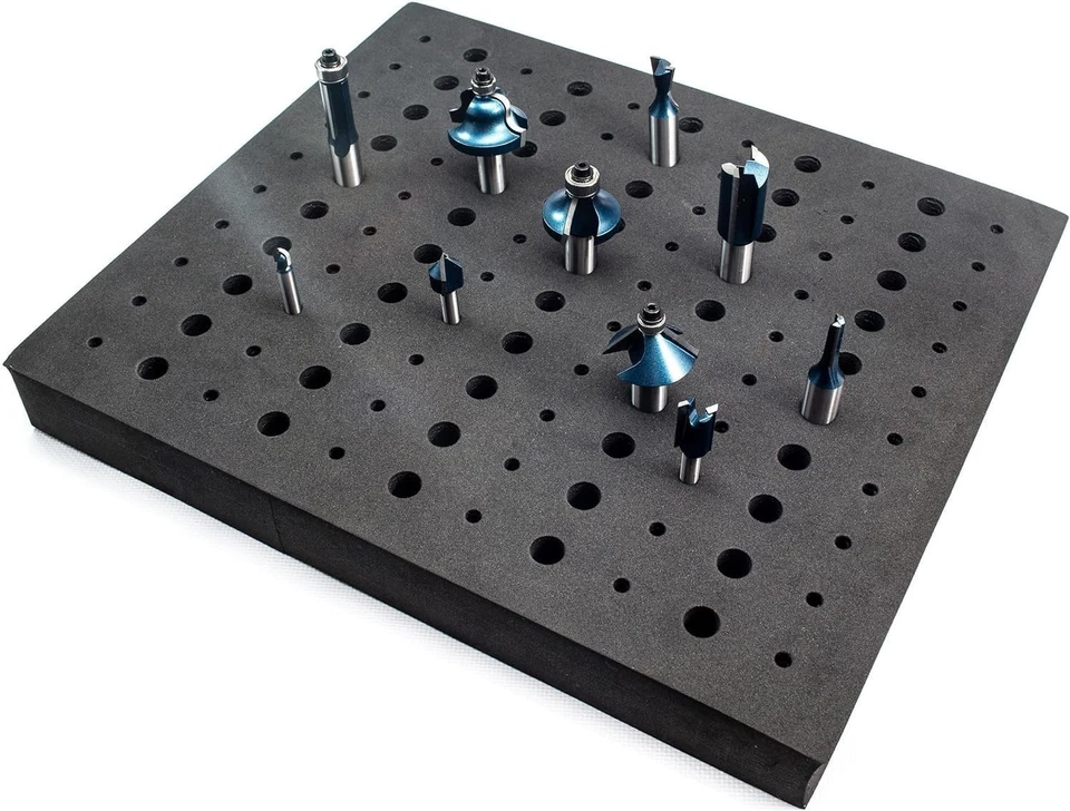 Router Bit Tray Organizer - Holds 110 Bits Each Tray | 50 1/2" and 60 1/4" Sh... - Image 3 of 4
