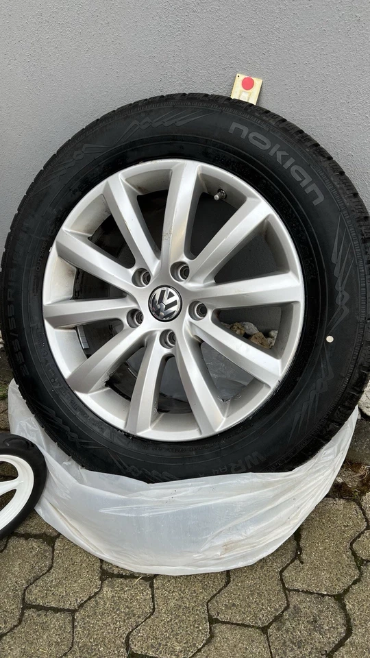 4 Winterreifen Neu 255/55 R18 109 H XL     Auf Alufelgen , Silber gebraucht - Bild 4 von 4