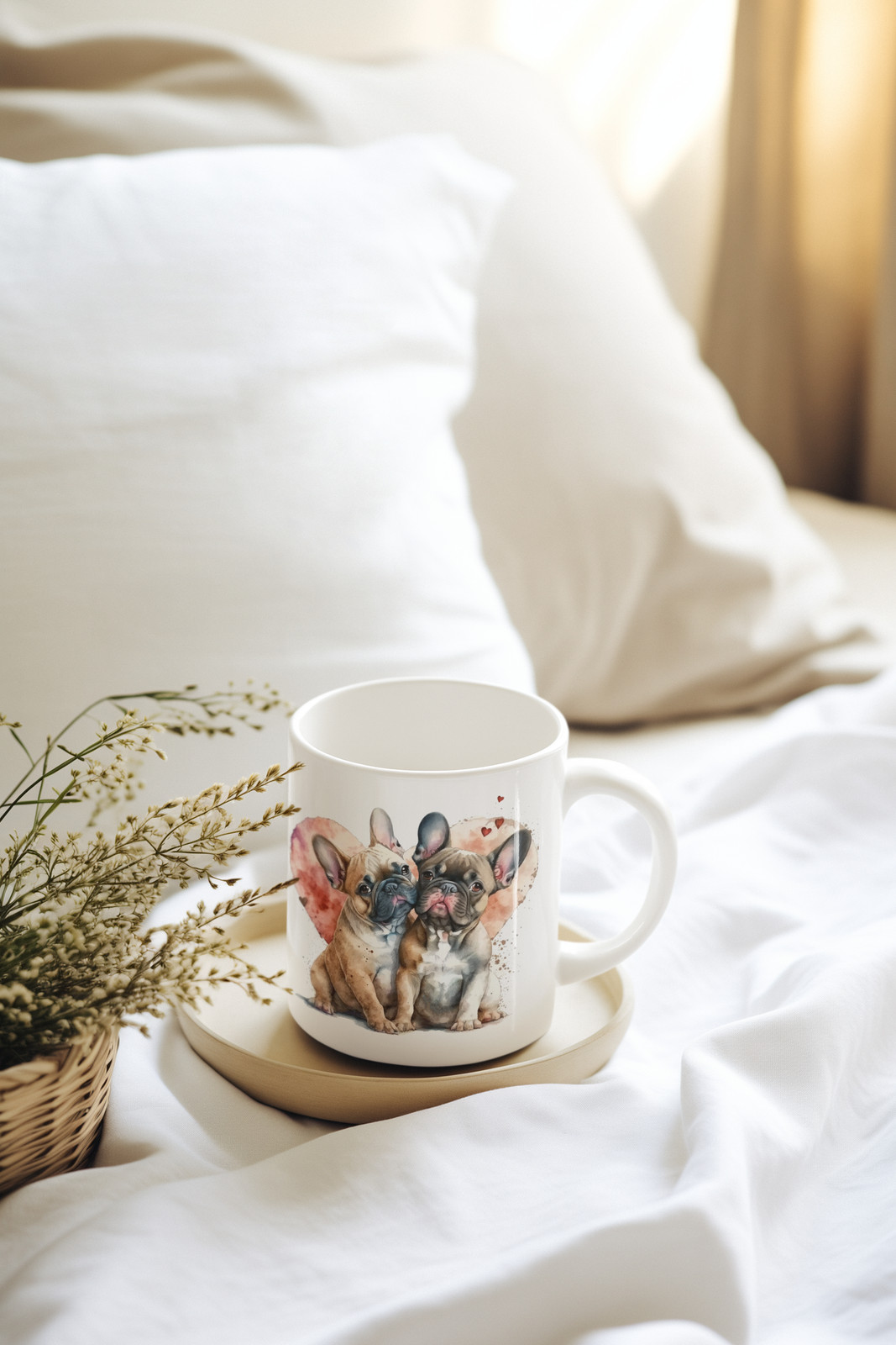 Cute Frenchie's Stylish Ceramic Coffee Mug image 3