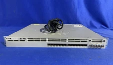 Cisco WS-C3850-12XS-S 12 Port SFP+ IP Base Switch & C3850-NM-40G Module Tested