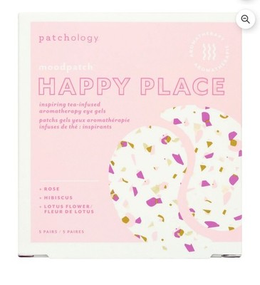 Patchology Happy Place Under Eye Patches - Overnight 1 Pair (Pack of 5)