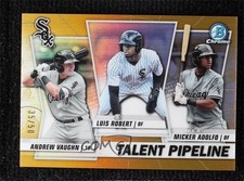 2020 Bowman Gold Refractor 35/50 Micker Adolfo Luis Robert Andrew Vaughn 0nr3