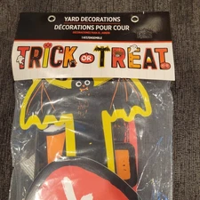 Halloween Yard Signs Trick Or Treat with Outdoor Lawn Decor Set 10