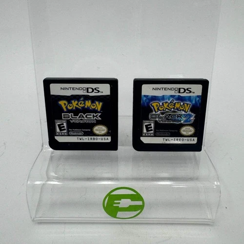 Lot of 2 Nintendo DS Games Pokemon Black and Black Version 2