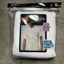 4 Pack Hanes Men  s Tagless Cotton T-Shirts Size Medium Brand New