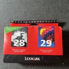 Genuine OEM Lexmark 28 Black 29 Color Ink Cartridge Pack SEALED NEW