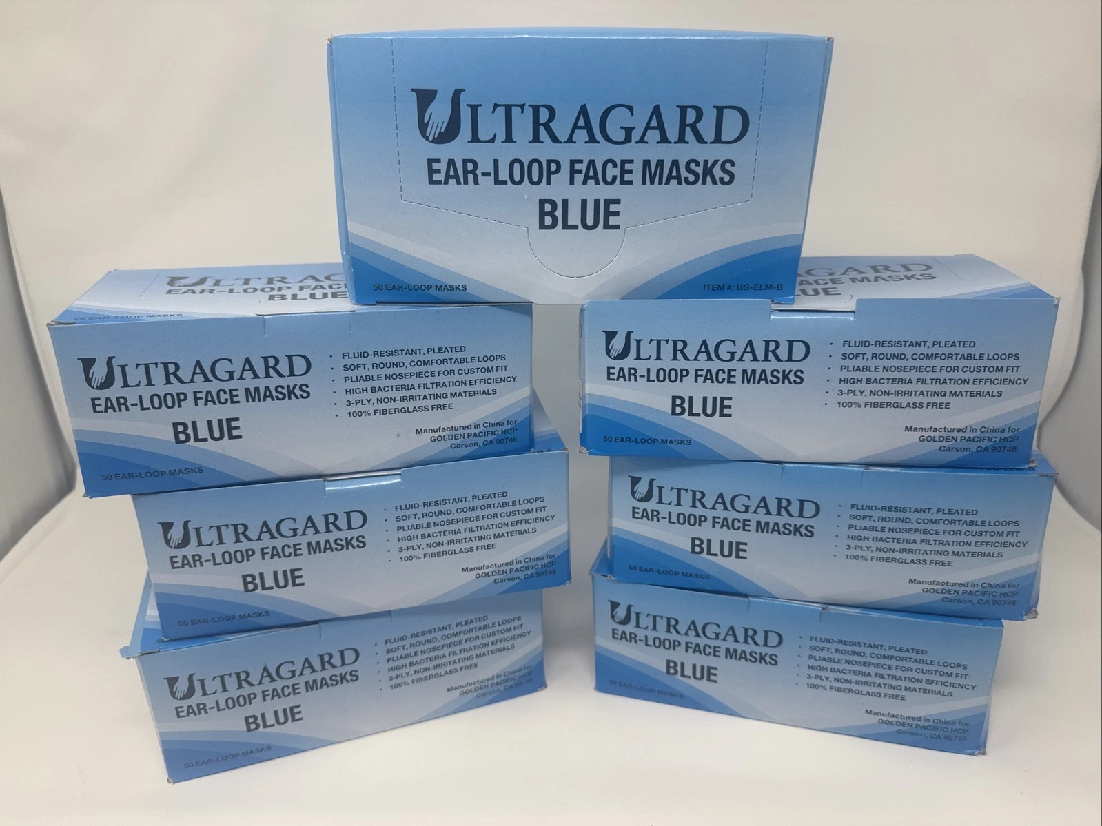 350 Disposable Face Mask Non Medical Surgical 3 Ply Ear loop Blue Masks Lot
Opens in a new window or