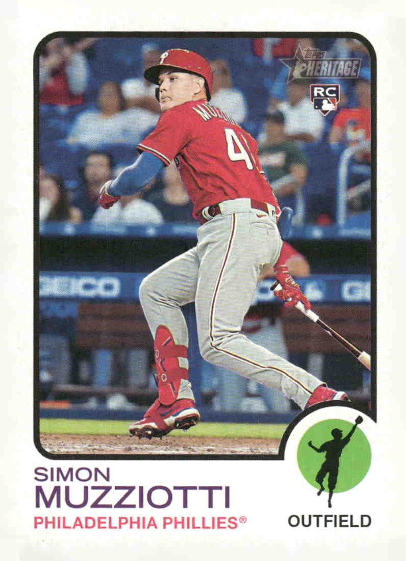 2022 Topps Heritage #679 Simon Muzziotti