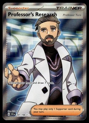 Professor's Research Professor Turo 241/198 Scarlet & Violet NM Pokemon Englisch