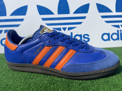 RARE 2017 Adidas Originals Samba OG Blue, Solar Red, Dublin C/W Trainers UK 10