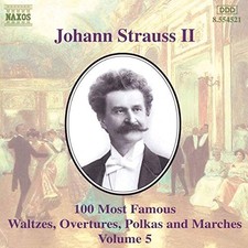STRAUSS,J. - 100 Most Famous Waltzes/Ovts/P - Music CD