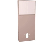 Spülkastenverkleidung mit Schrank und Seiten...