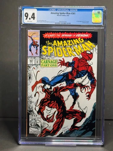 CGC 9.4 The Amazing Spider-Man 361 Spider-Man Carnage First Appearance