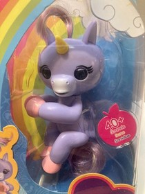 NEW 2016 WowWee Fingerlings Baby Unicorn Alika Figure 40+ Sounds