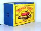 Replica B2 Box for Lesney Matchbox 25a Bedford Dunlop Van