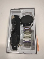 NEW Laxasfit Smart Watch Steel Band Open Box 