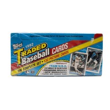 1992 Topps Traded Baseball Cards Complete Set Factory Sealed 132 Cards