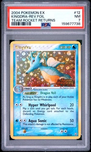 Kingdra graded PSA 7 for sale on eBay