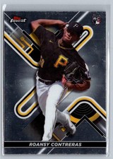 2022 Finest #17 Roansy Contreras ROOKIE Pittsburgh Pirates