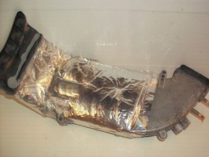 Ausgebaut aus Whirlpool AWZ 410-1000 Trocknerheizung mit Gehäuse KL64162R29