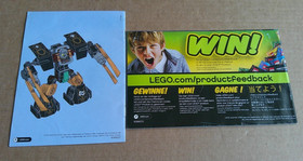 LEGO Instruction Booklets Ninjago Thunder Raider #70723/1-70723/2 Manuals ONLY!