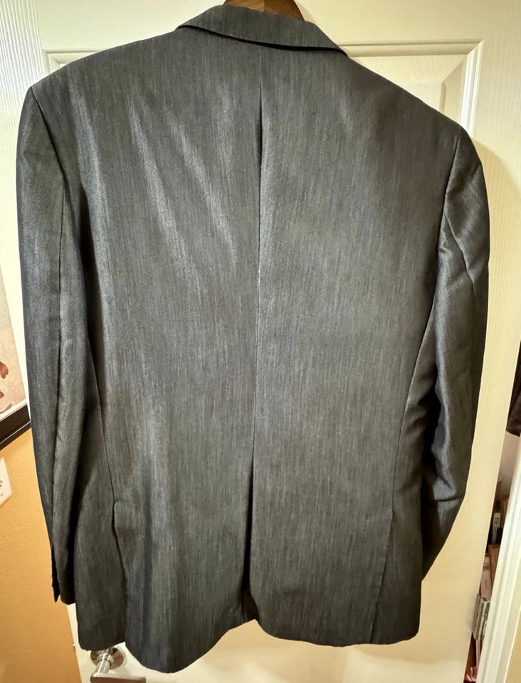 Colete Calça Masculina English Laundry 3 Peças Cinza Prata 42L 36X32 Rara INCRÍVEL - Imagem 4 de 4