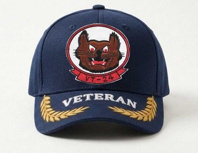 Customized Name Embroidered Hat Vt-24 Bobcats, Veteran Cap, Trucker Hat, Gift