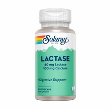Lactase 100 Caps 40 mg by Solaray