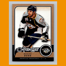 Radek Bonk #480 2008-09 O-Pee-Chee Nashville Predators Hockey Card NHL