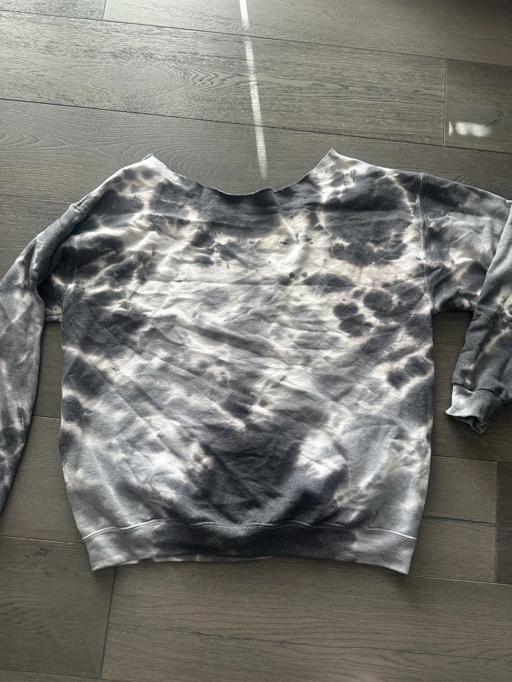 Urban Outfitters галстук краситель сердце толстовка женщин XL пуловер Crewneck серый - Изображение 2 из 4