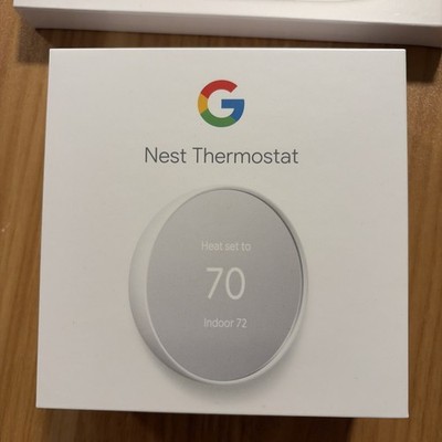 Google Nest G4CVZ Programmable Wi-Fi Thermostat - Snow