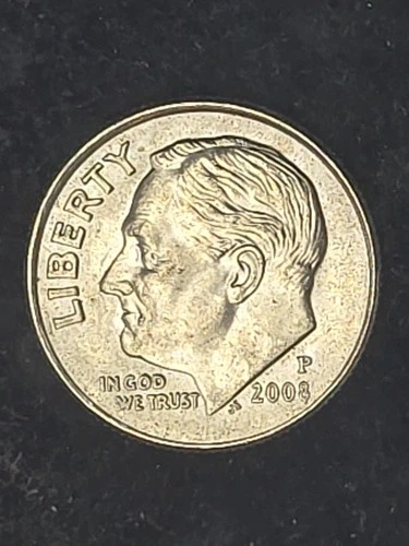 2008 P Roosevelt Dime Circulated