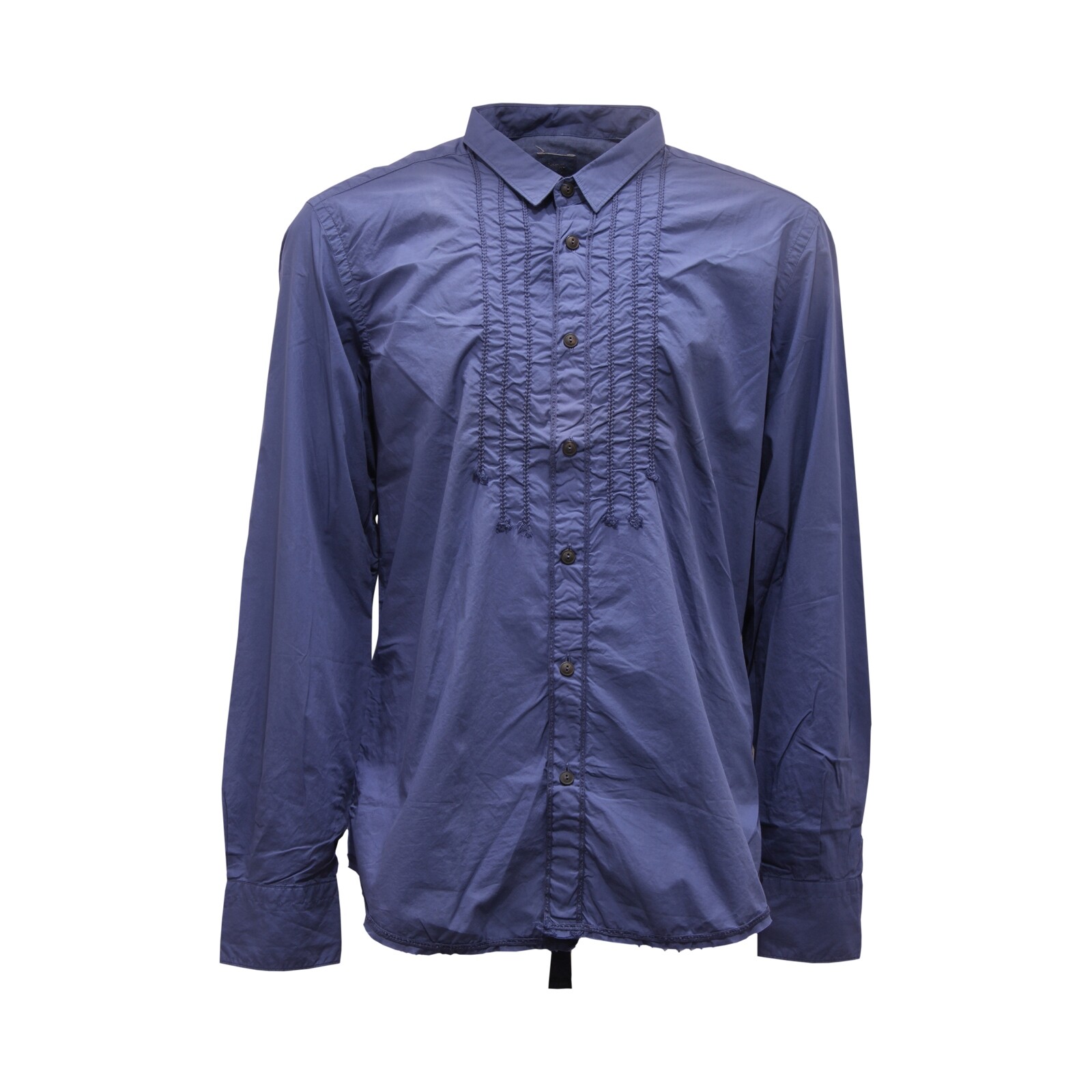 6371AR мужская рубашка camicia uomo COAST WEBER AHAUS синего цвета